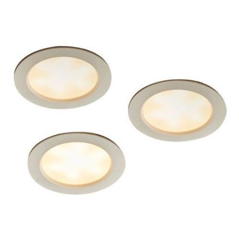 Набор 3x светодиодных подвесных потолочных светильника для ванной комнаты MIRO LED/4W/230V IP44