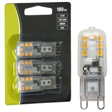 Набор 3x светодиодные лампочки G9/2,5W/230V 3000K