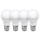 Набор 4x светодиодные лампочки ECOLINE A60 E27/10W/230V 4,000K - Brilagi