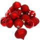 Набор рождественских украшений 30 шт. красный