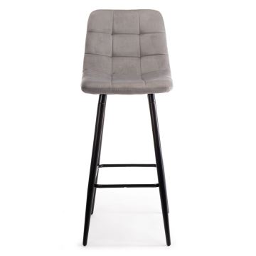 НАБІР 2x Барний стілець HOKER 105x44 см сірий