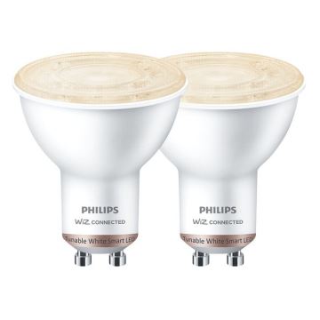 НАБІР 2x LED Лампочка Philips SMART PAR16 GU10/4,7W/230V 2700-6500K Wi-Fi CRI 90