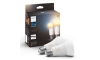 НАБІР 2x LED Лампочка з регулюванням яскравості Philips Hue WHITE AMBIANCE E27/8W/230V 2200-6500K