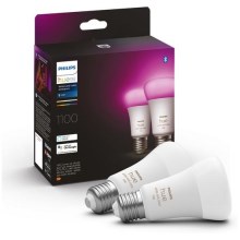 НАБІР 2x LED Лампочка з регулюванням яскравості Philips Hue White And Color Ambiance A60 E27/9W/230V 2000-6500K