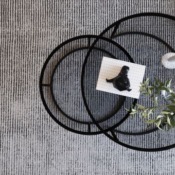 НАБІР 2x Журнальний столик TOKYO діаметр 60/80 см чорний