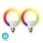 НАБІР 2xLED RGBW лампочка з регулюванням яскравості SmartLife E27/9W/230V Wi-Fi 2700-6500K