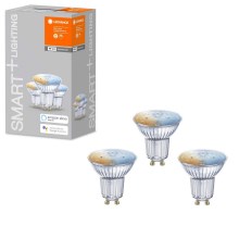 НАБІР 3x LED Димерна лампочка SMART+ GU10/5W/230V 2700K-6500K Wi-Fi - Ledvance