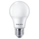 НАБІР 3x LED Лампочка Philips A60 E27/8W/230V 4000K