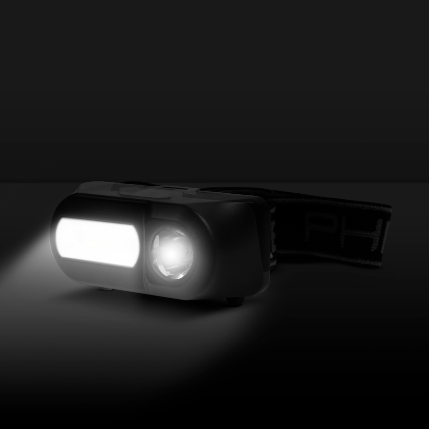 Налобний LED ліхтар з датчиком LED/3W/Li-ion 1200mAh IP54
