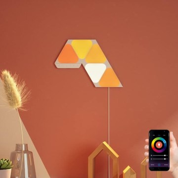 Nanoleaf - НАБІР 5x LED RGB Панель з регулюванням яскравості TRIANGLES LED/0,5W/230V 1200-6500K Wi-Fi