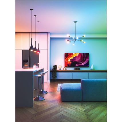 НАБОР 3x Светодиодная RGBW-лампочка с регулированием яркости ESSENTIALS A60 E27/8,5W/230V CRI 90 2700-6500K Wi-Fi - Nanoleaf