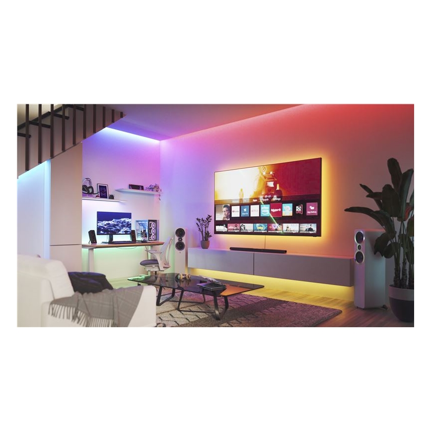Nanoleaf - Светодиодная RGBW-лента с регулированием яркости ESSENTIALS 2700-6500K Wi-Fi 2 м