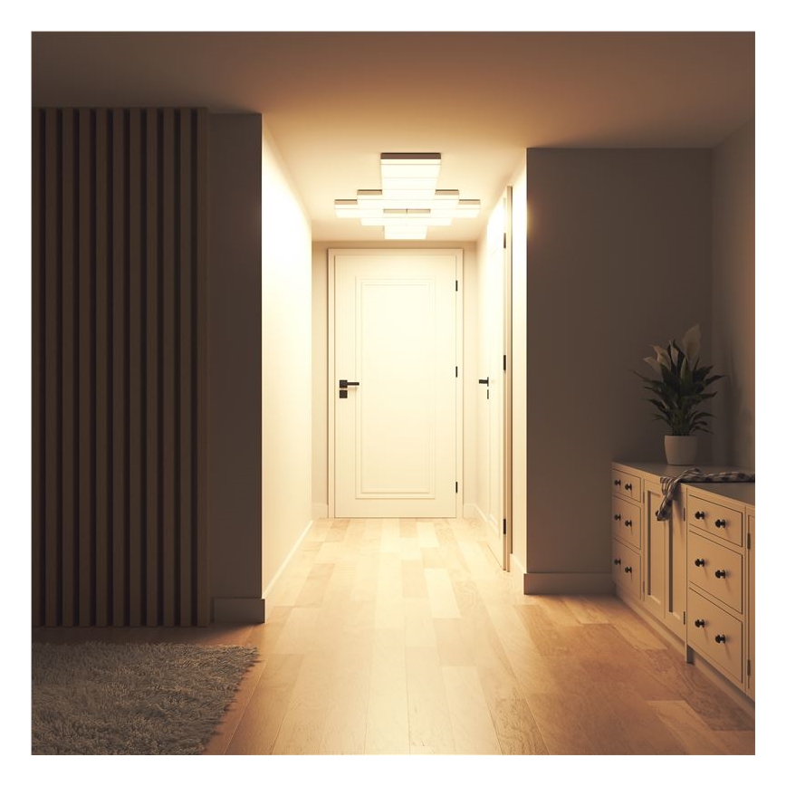 Nanoleaf - НАБОР 3x LED RGBW Диммируемый потолочный светильник SKYLIGHT 1xLED/18W/230V + 2xLED/16W/230V 2700-6500K Wi-Fi