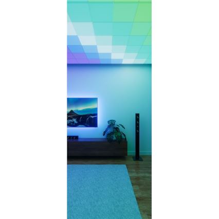 Nanoleaf - Комплект из 3 светодиодных RGBW диммируемых потолочных светильников SKYLIGHT: LED/18W/230V + 2x LED/16W/230V, 2700-6500K, Wi-Fi