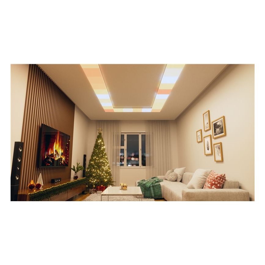 Nanoleaf - Набор удлинителей LED RGBW Светильник с регулированием яркости SKYLIGHT LED/16W/230V 2700-6500K Wi-Fi