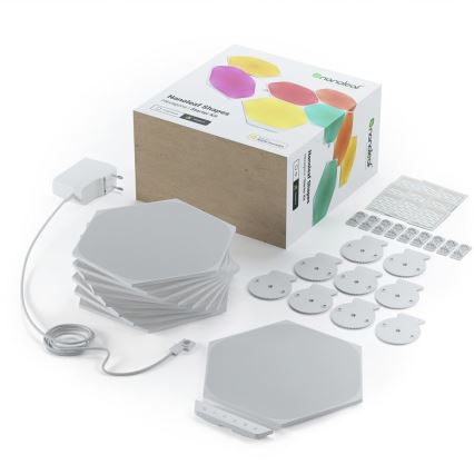 Nanoleaf - НАБІР 9x LED RGB Панель з регулюванням яскравості SHAPES HEXAGON LED/2W/230V 1200-6500K Wi-Fi