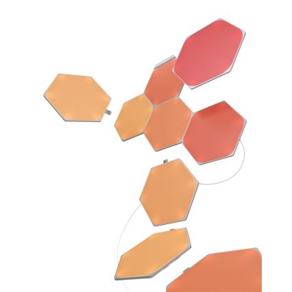 Nanoleaf - НАБОР 9x Светодиодная RGB-панель с регулированием яркости SHAPES HEXAGON LED/2W/230V 1200-6500K Wi-Fi