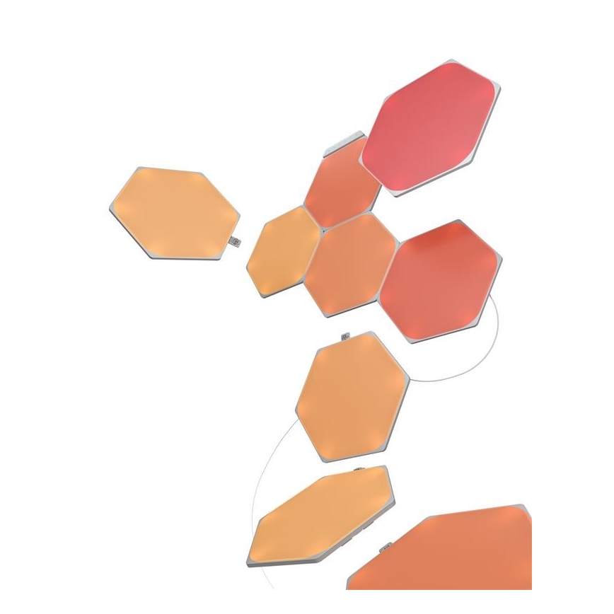 Nanoleaf - НАБОР 9x Светодиодная RGB-панель с регулированием яркости SHAPES HEXAGON LED/2W/230V 1200-6500K Wi-Fi