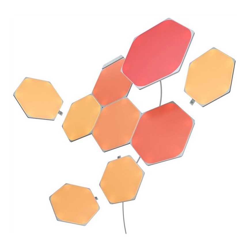 Nanoleaf - НАБОР 9x Светодиодная RGB-панель с регулированием яркости SHAPES HEXAGON LED/2W/230V 1200-6500K Wi-Fi