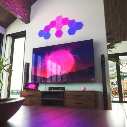 Nanoleaf - НАБОР 9x Светодиодная RGB-панель с регулированием яркости SHAPES HEXAGON LED/2W/230V 1200-6500K Wi-Fi