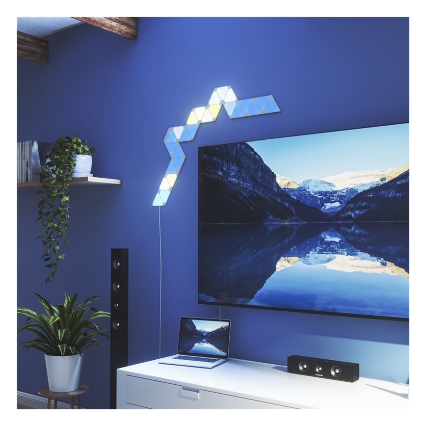 Nanoleaf - НАБІР 5x LED RGB Панель з регулюванням яскравості TRIANGLES LED/0,5W/230V 1200-6500K Wi-Fi