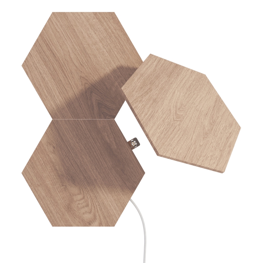 Nanoleaf - НАБОР 3x Светодиодная панель с регулированием яркости HEXAGONS LED/2W/230V Wi-Fi