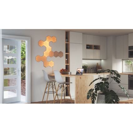 Nanoleaf - НАБОР 13x Светодиодная панель с регулированием яркости HEXAGONS LED/2W/230V Wi-Fi