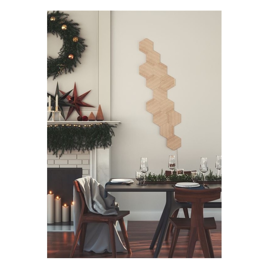 Nanoleaf - НАБОР 13x Светодиодная панель с регулированием яркости HEXAGONS LED/2W/230V Wi-Fi