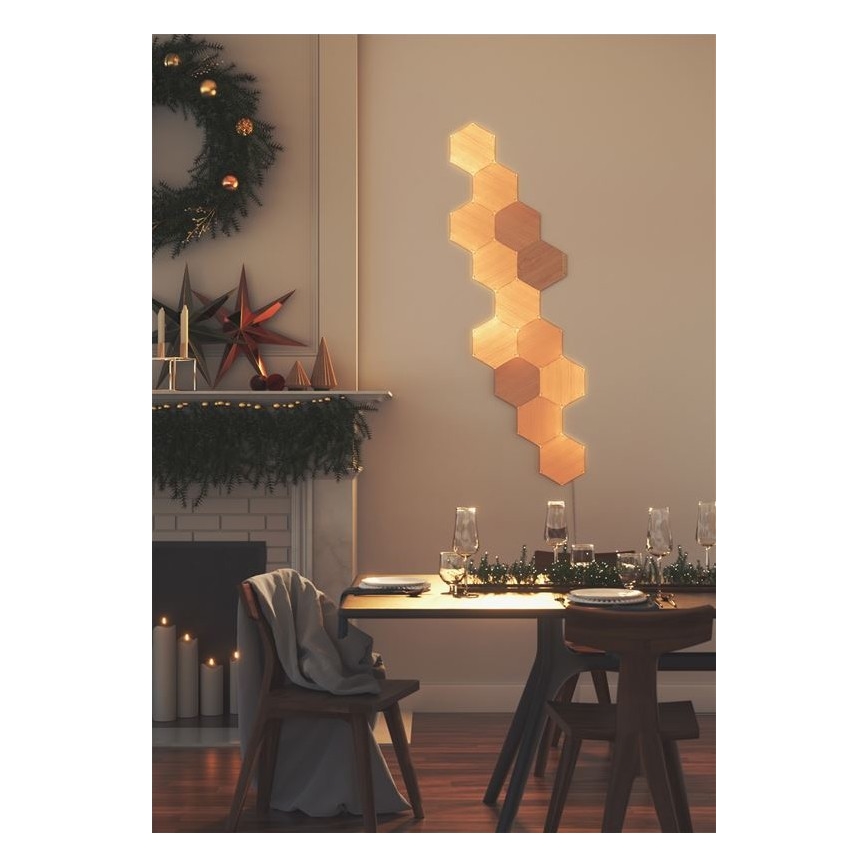 Nanoleaf - НАБОР 13x Светодиодная панель с регулированием яркости HEXAGONS LED/2W/230V Wi-Fi