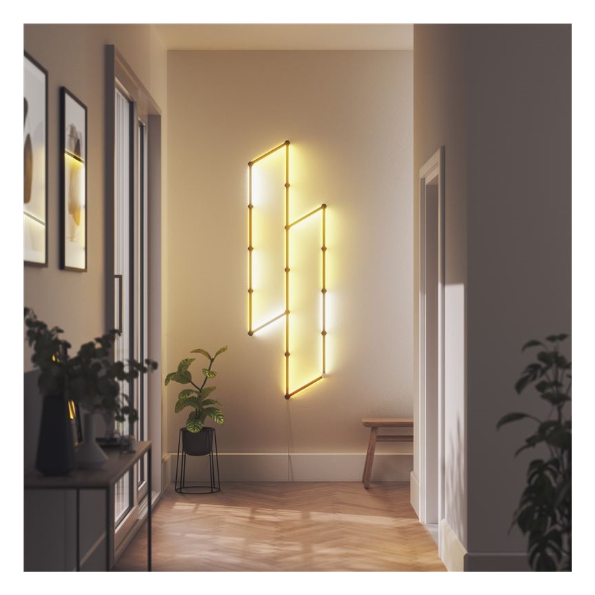 Nanoleaf - Набор крышек для реек LINES 9 шт. матовый черный
