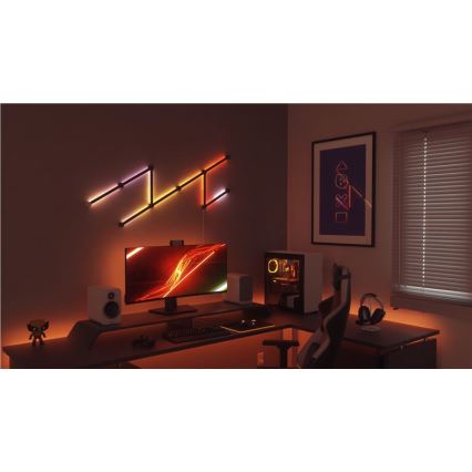 Nanoleaf - Набор крышек для реек LINES 9 шт. матовый черный