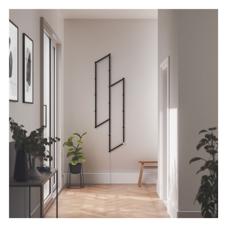 Nanoleaf - Набор крышек для реек LINES 9 шт. матовый черный