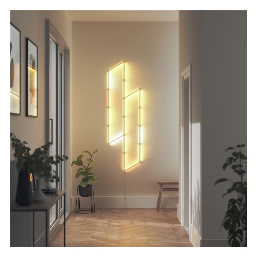 Nanoleaf - Удлинительный набор 3x Светодиодная RGBW-рейка с регулированием яркости LINES LED/2W/230V 1200-6000K Wi-Fi