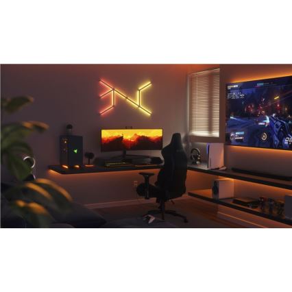Nanoleaf - НАБОР 9x Светодиодная RGBW-рейка с регулированием яркости LINES LED/2W/230V 1200-6000K Wi-Fi
