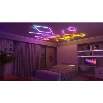 Nanoleaf - НАБОР 9x Светодиодная RGBW-рейка с регулированием яркости LINES LED/2W/230V 1200-6000K Wi-Fi