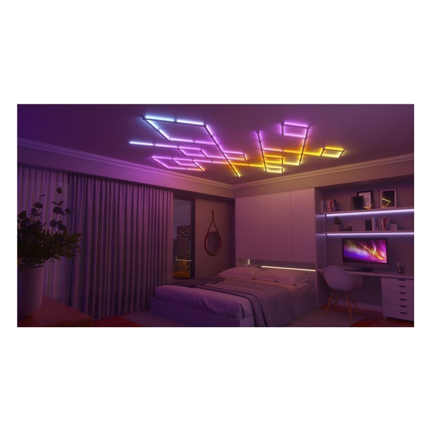 Nanoleaf - НАБОР 9x Светодиодная RGBW-рейка с регулированием яркости LINES LED/2W/230V 1200-6000K Wi-Fi