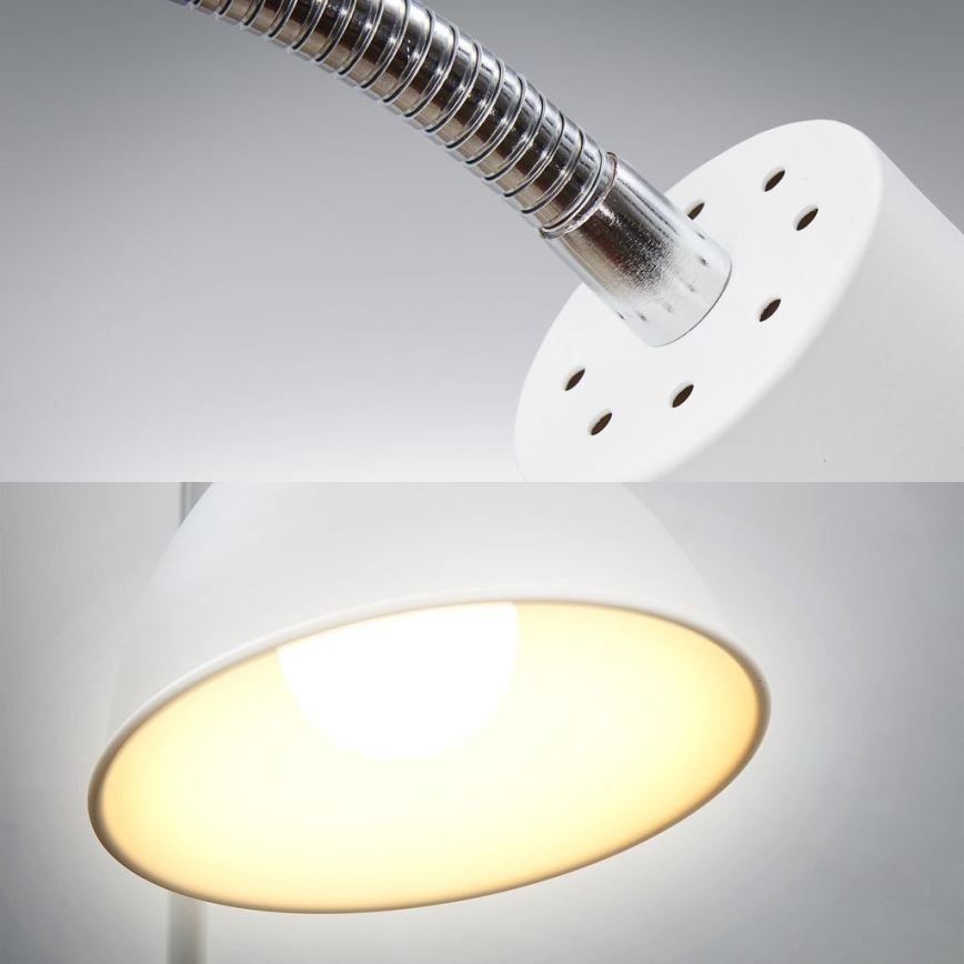Напольная лампа 1xE27/25W/230V белая