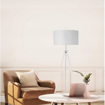 Напольная лампа 1xE27/40W/230V белая