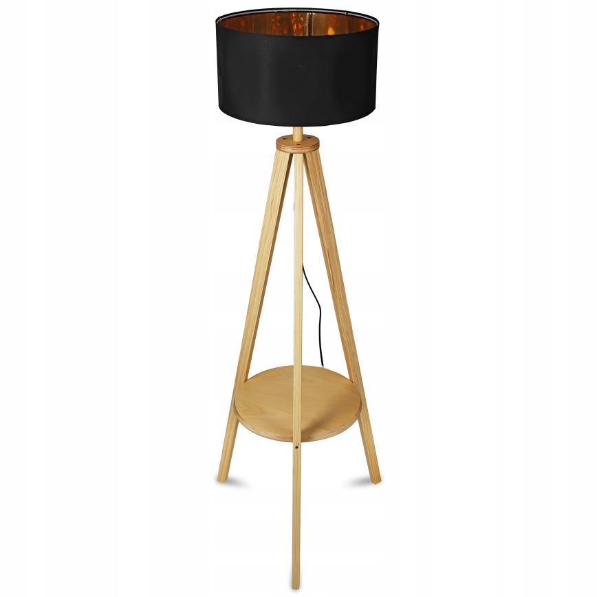 Напольная лампа 1xE27/40W/230V чёрная