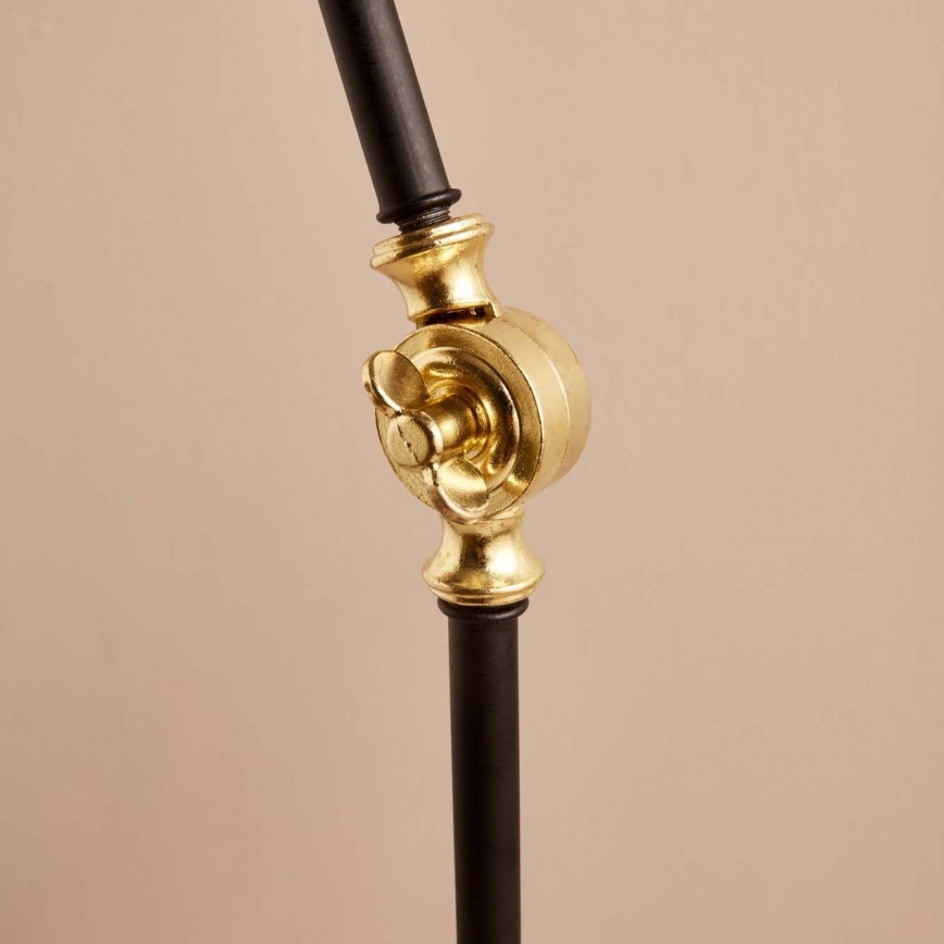 Напольная лампа AYD 1xE27/40W/230V черная/коричневая