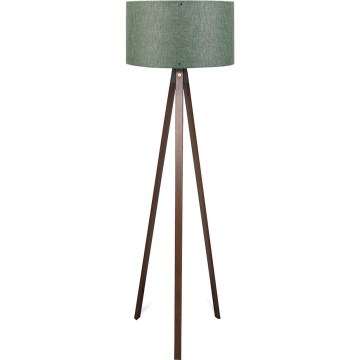 Напольная лампа AYD 1xE27/40W/230V коричневая/зелёная
