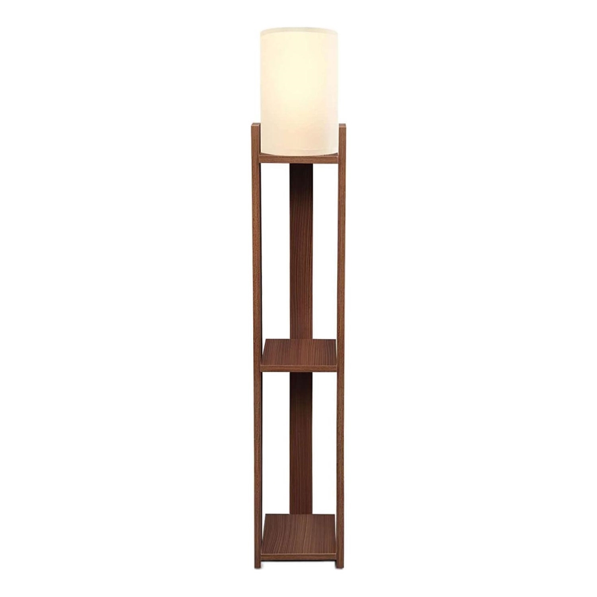 Напольная лампа AYD 1xE27/40W/230V коричневая/кремовая