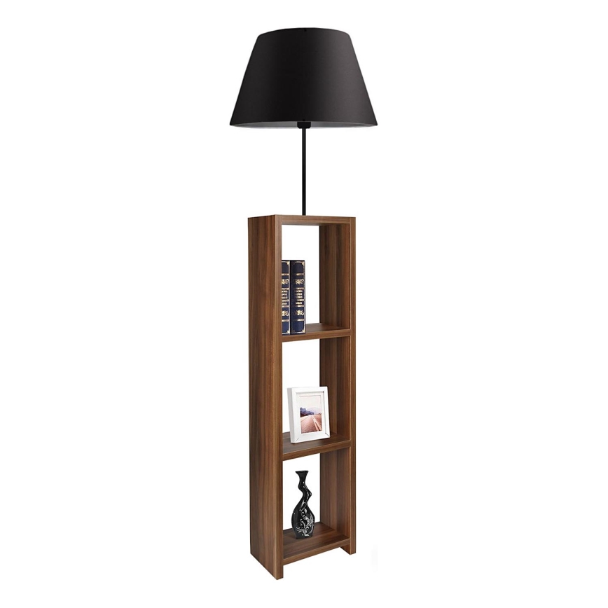 Напольная лампа AYD 1xE27/40W/230V коричневая/чёрная