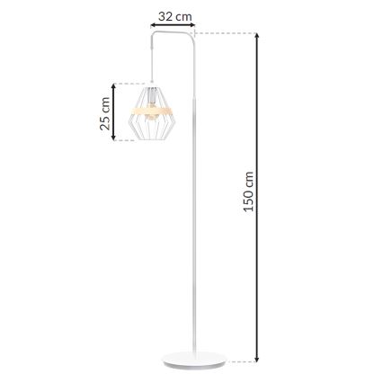 Напольная лампа CLIF 1xE27/60W/230V