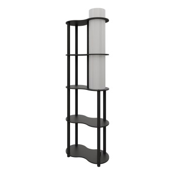 Napольная лампа с полками NOTO 1xE27/40W/230V черная