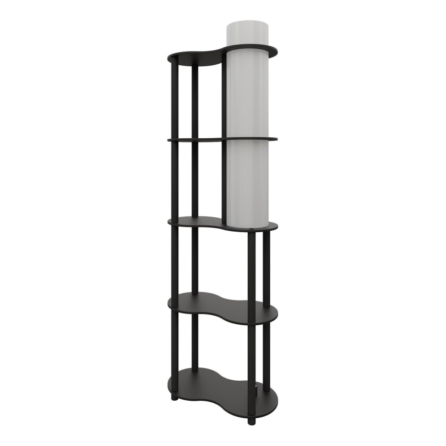 Napольная лампа с полками NOTO 1xE27/40W/230V черная