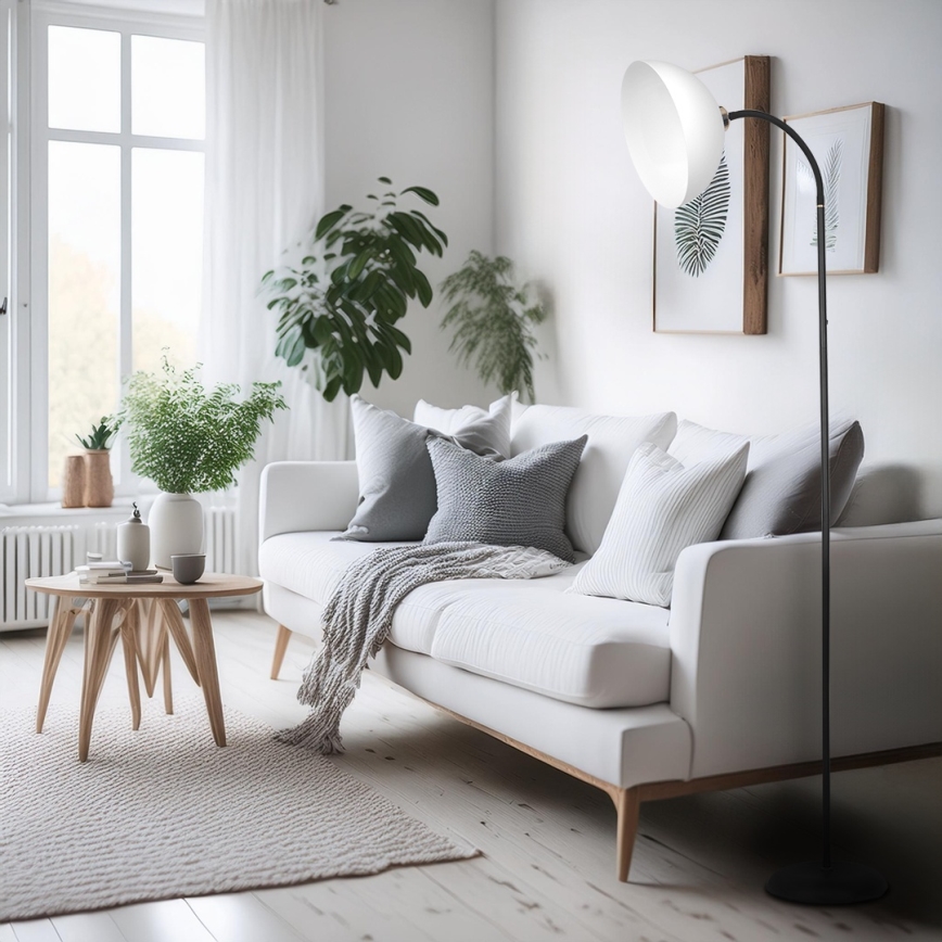 Напольная лампа ZACK 1xE27/15W/230V чёрная