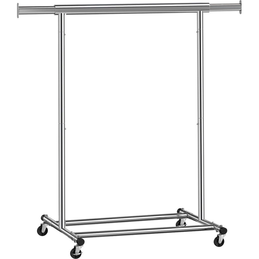 Напольная мобильная вешалка LINEA, серебристая