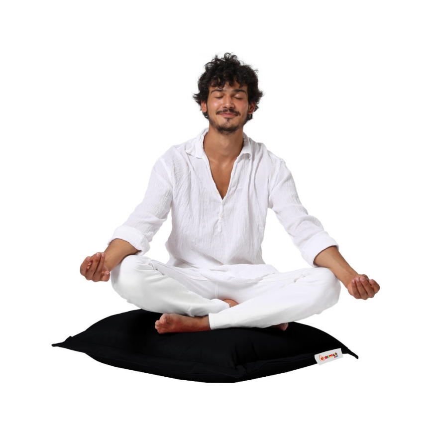 Напольная подушка 70x70 см черный