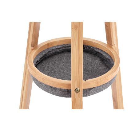 Напольная вешалка 177x52 см коричневый